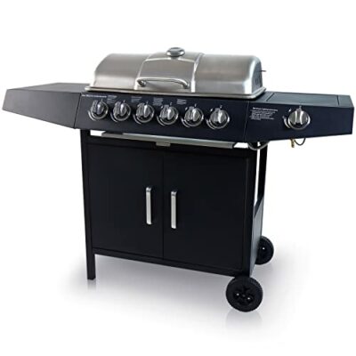 cclife 4161 brenner gasgrill mit 1 seitenbrenner bbq gasgrill mit deckel 1