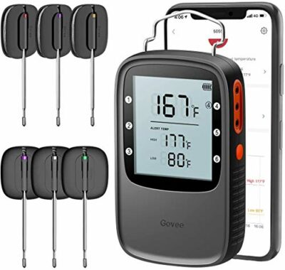 govee bluetooth grillthermometer mit lcd display wasserdicht